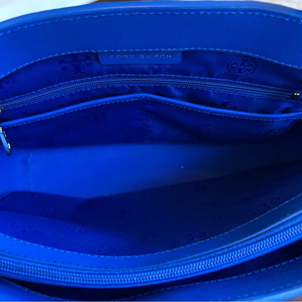 Tory Burch York Double Buckle Tote Bag EUC - Picture 8 of 12